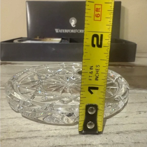 2 Waterford Crystal Lismore Drink Coasters (1 Box of 2 Coaster) Made in Ireland - Picture 6 of 6